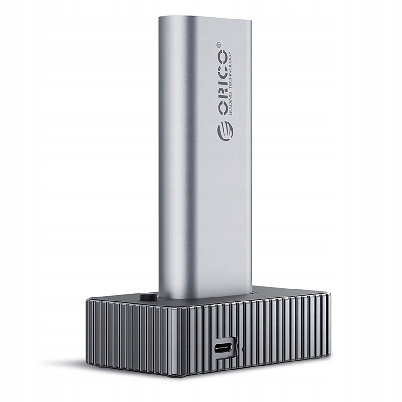 Dokovacia stanica pre M.2 NVMe Sata externý Ssd adaptér, šedá