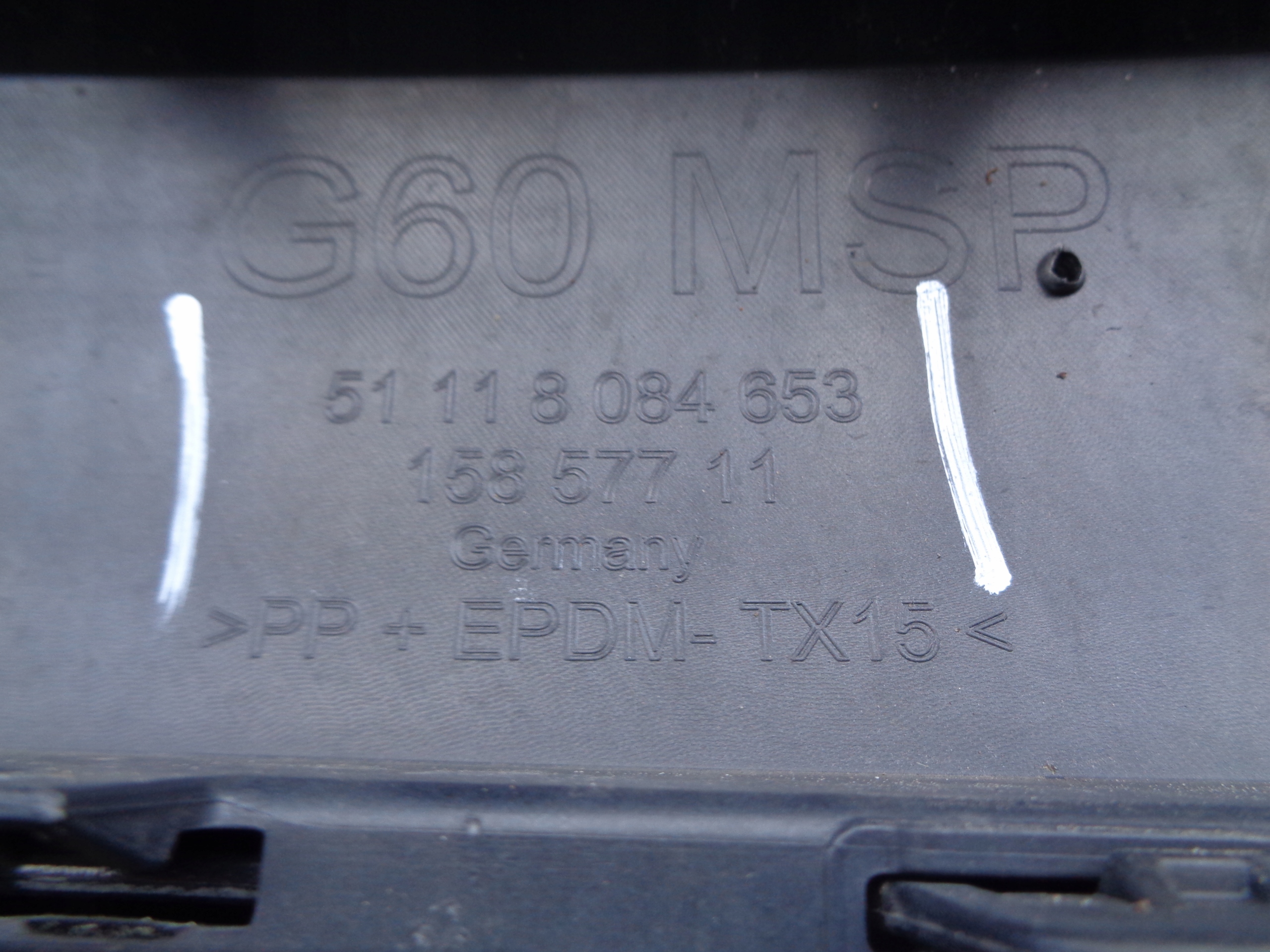 front bumper BMW 5 G60 G61 23- m-packet NR 49046