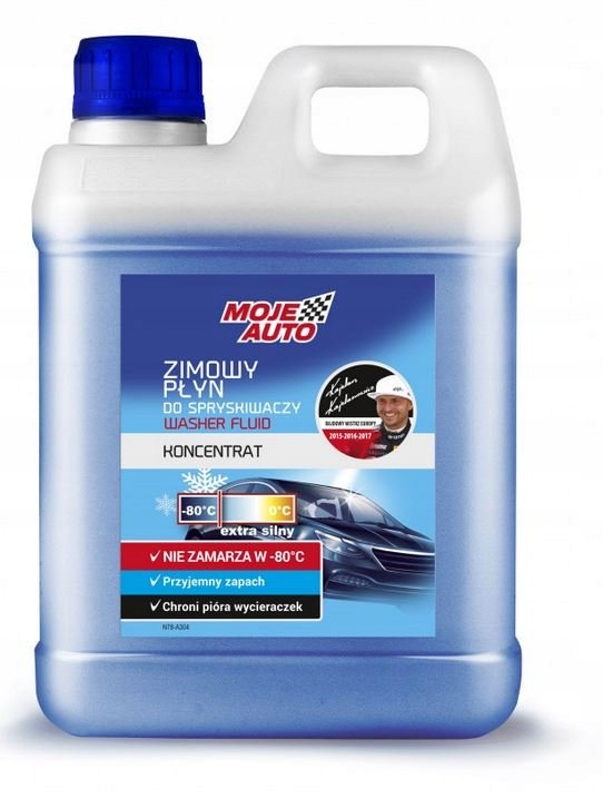 PŁYN ZIMOWY DO SPRYSKIWACZY 1L -80C KON.