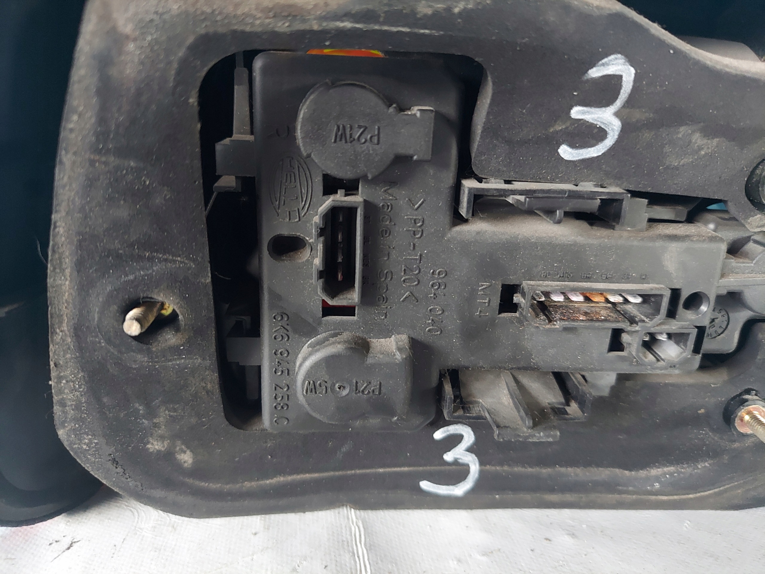 light SEAT IBIZA 6K 6K right rear part