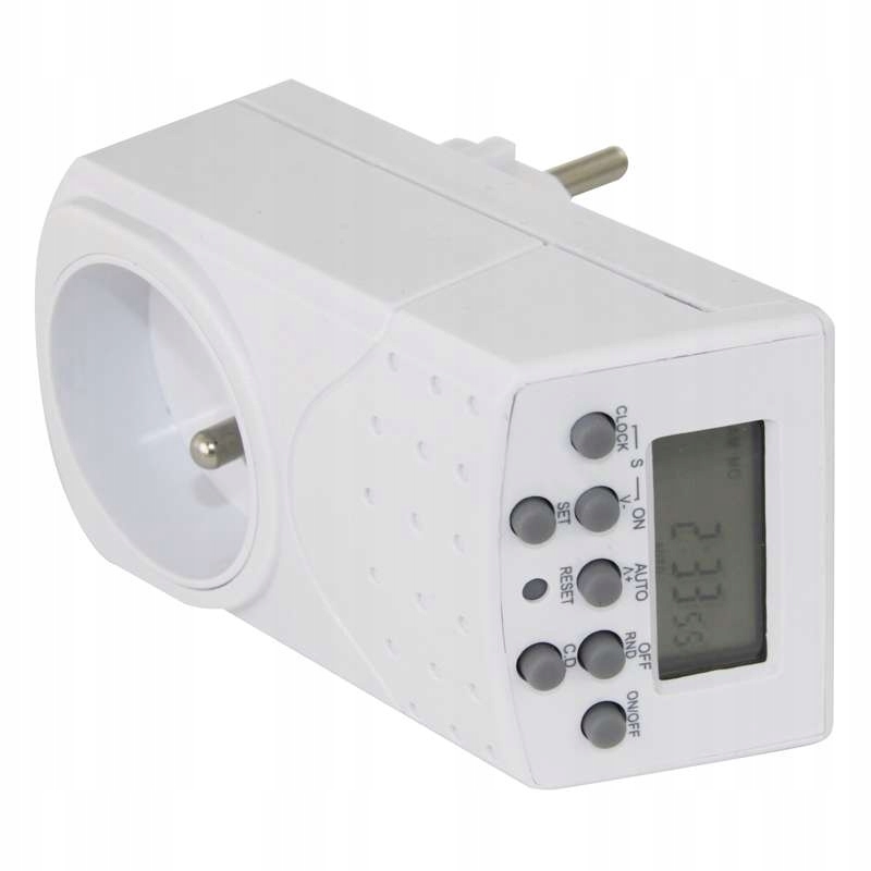 Cyfrowy programator czasowy wyłącznik TIMER LCD Rodzaj programator czasowy