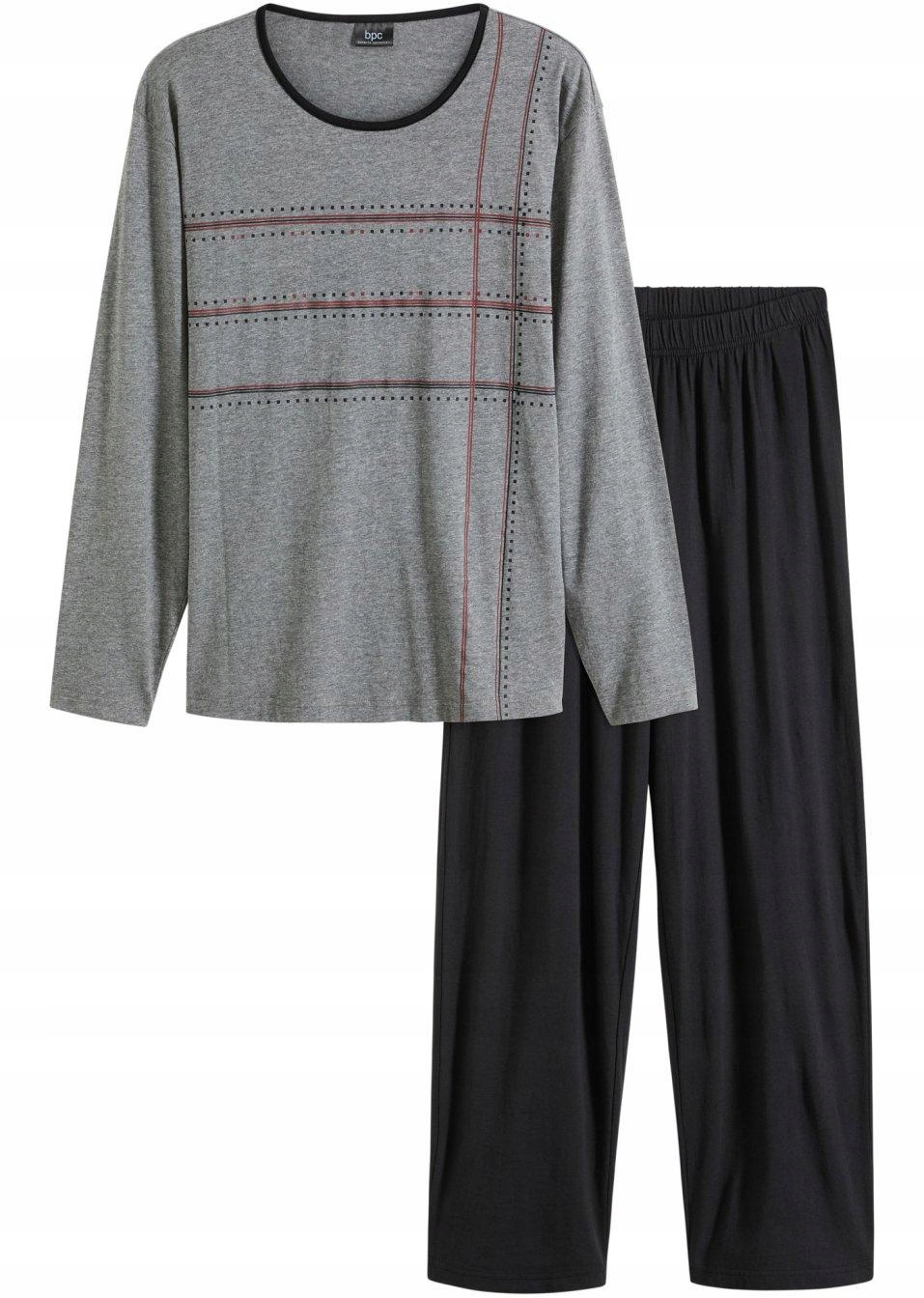 52 Bonprix PIŻAMA MĘSKA DŁUGA 2CZ Marka Bonprix