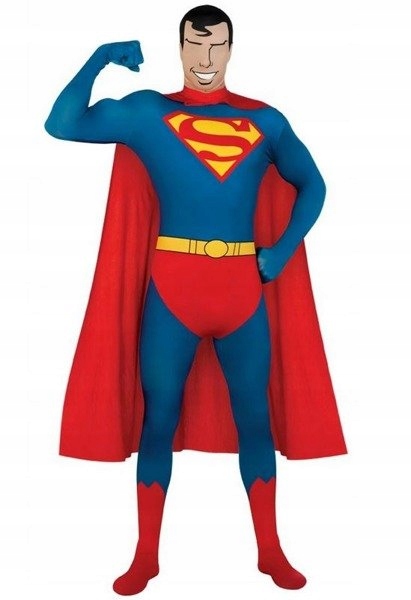 Kostým Superman Supermen Superhrdina Kůže