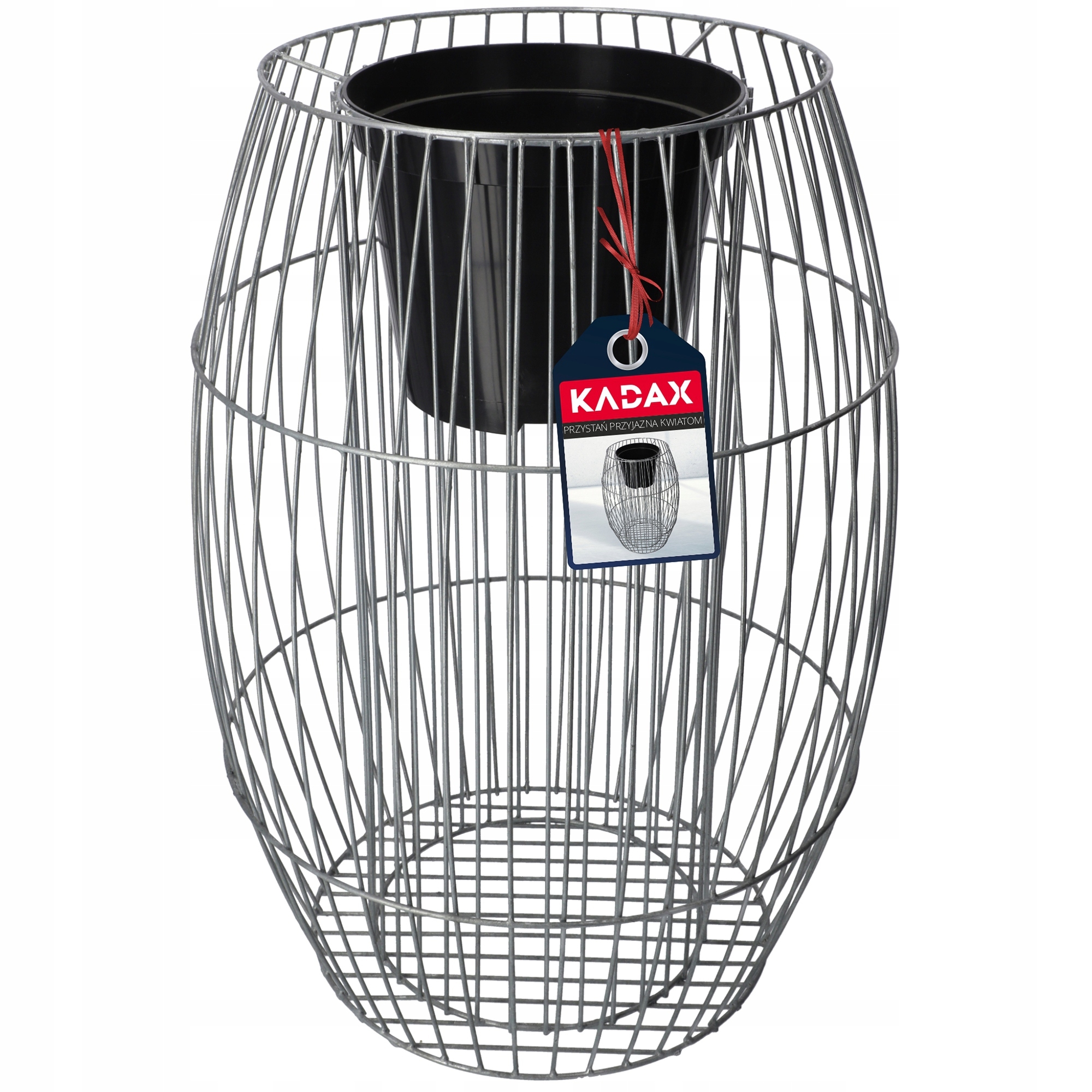 Gabionová Kvetináčová Krytka Gabion Oceľ Kôš 87 cm Gabionový Drôt Pozinkovaná