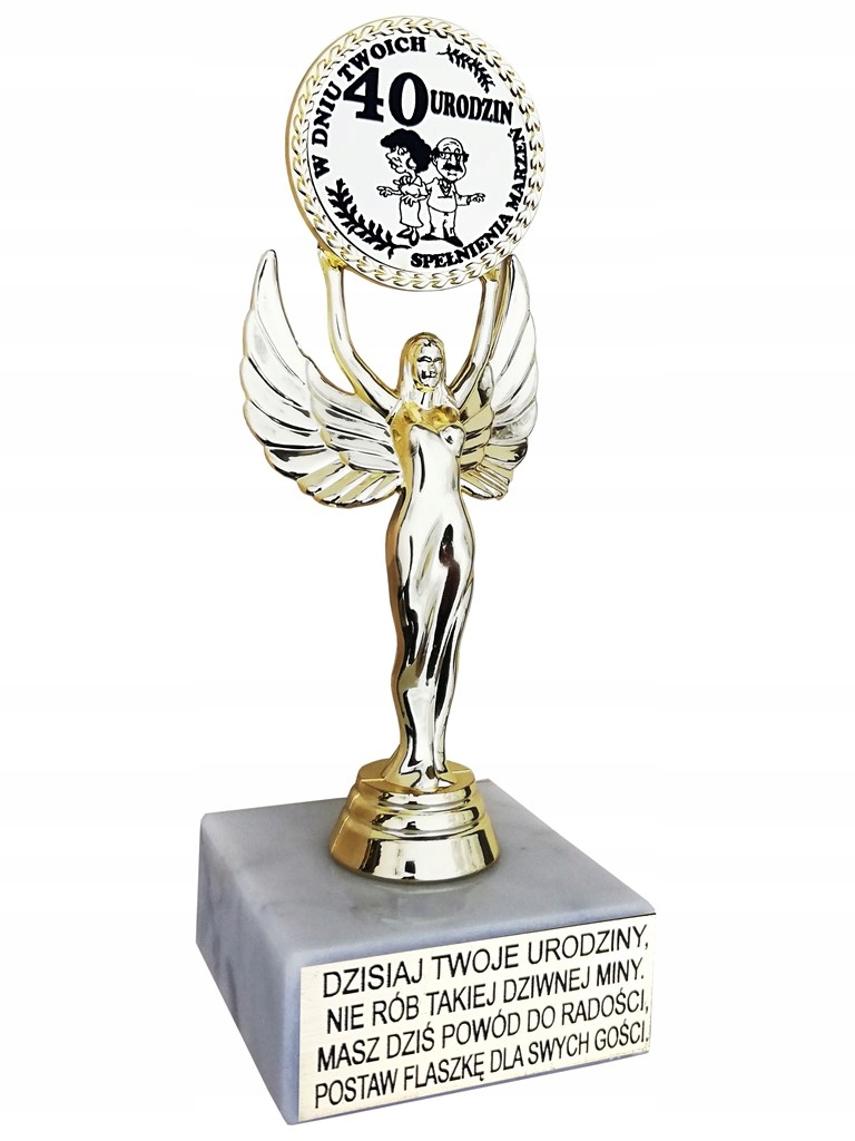 STATUETKA NA18 30 40 50 60 70 80 URODZINY ŚMIESZNA Marka inna