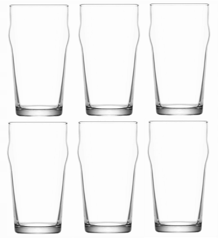 

Komplet 6 szklanek do piwa napojów wody Ipa 570 ml