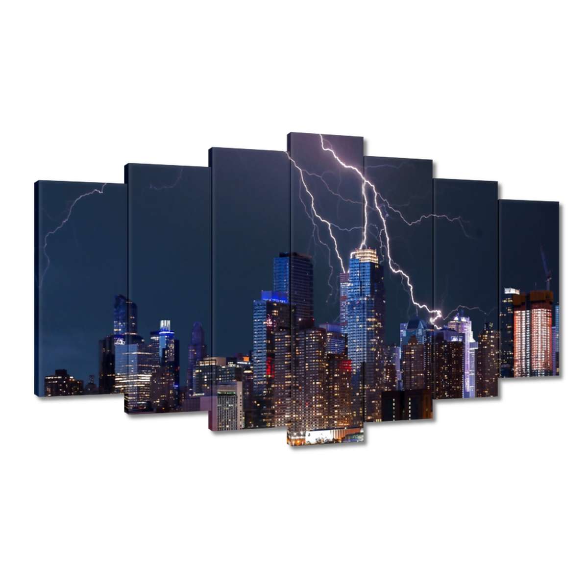 Obrazy 140x80 New York v noci