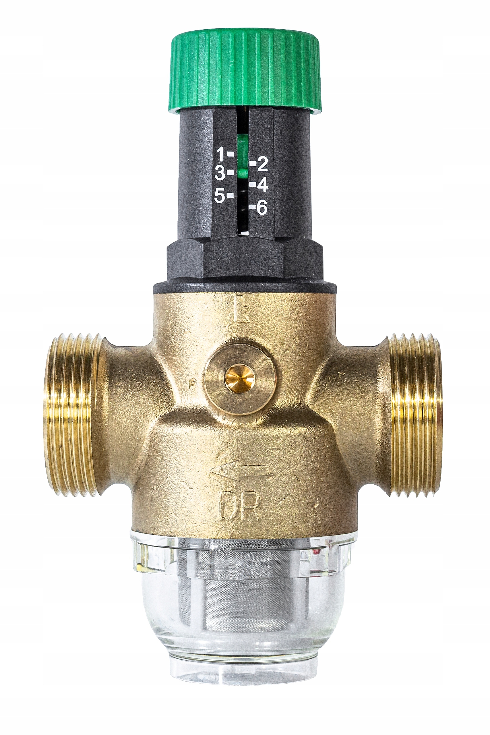 REDUKTOR REGULATOR CIŚNIENIA WODY Ø 1" CAL Z MANOMETREM I FILTREM SOLIDNY Rodzaj grzybkowy