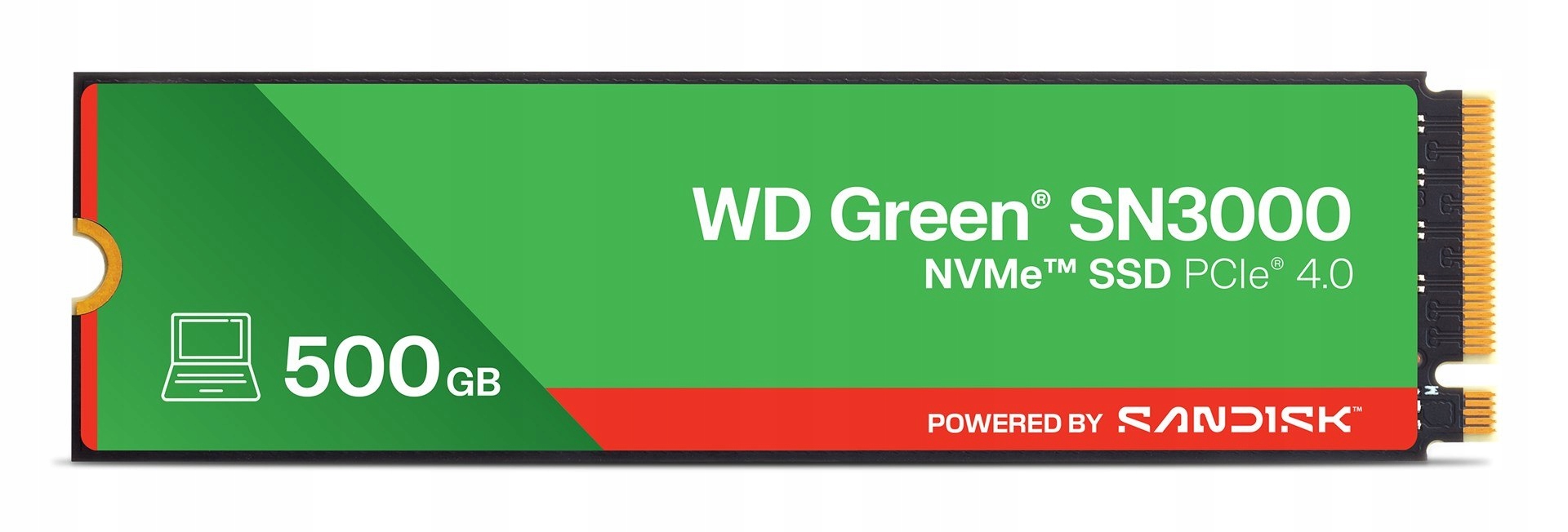 Ssd Wd Green SN3000 500GB NVMe WDS500G4G0E