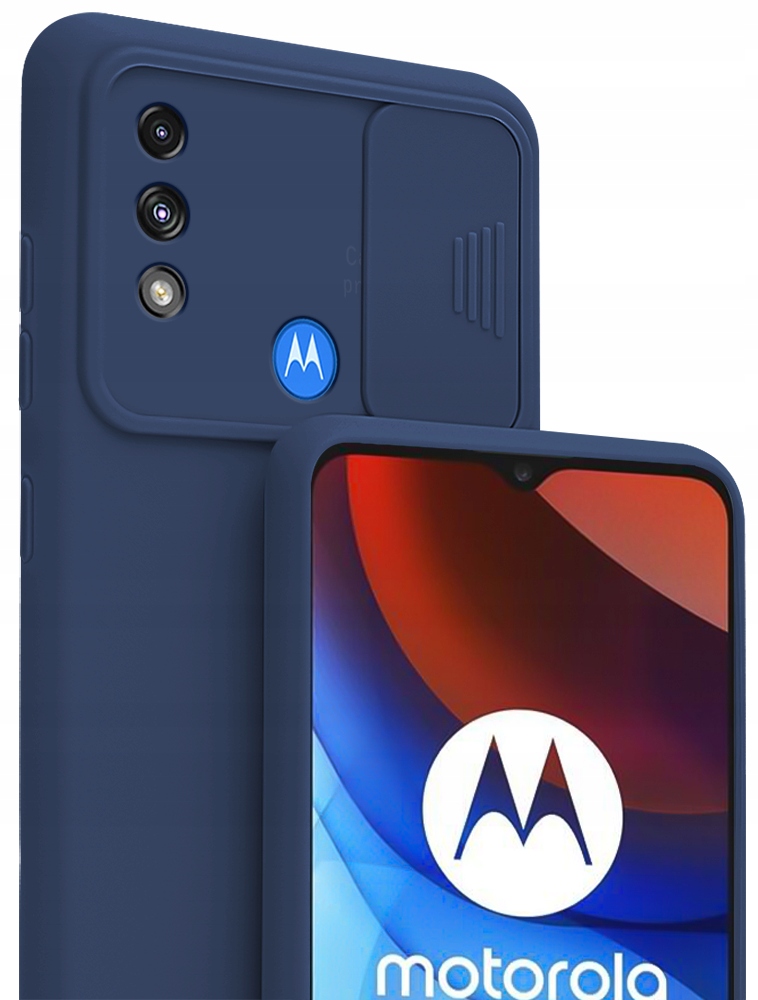 

Etui Silicone CamShield Szkło do Motorola E7 Power