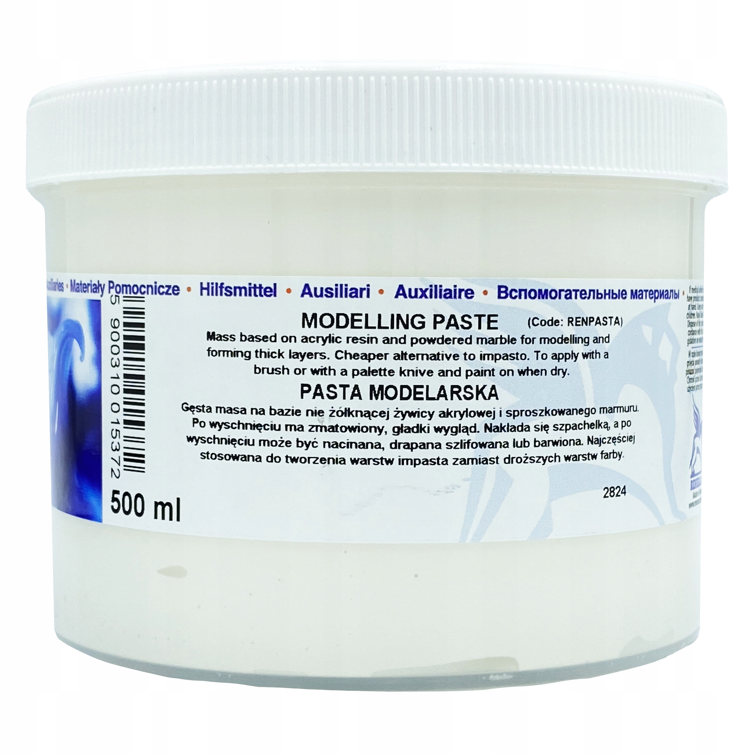 Pasta 3D strukturovaná modelovací hmota impasto a výčnělky Renesans 500ml