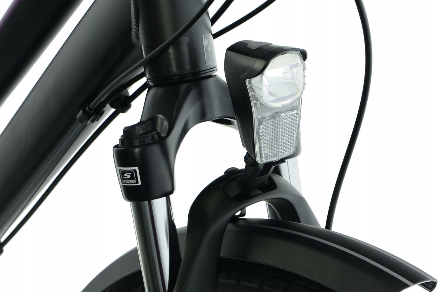 Rower Trekkingowy Kands 28 Verso V1 r17' graf-fiole SHIMANO HYDRAULIKA r25D