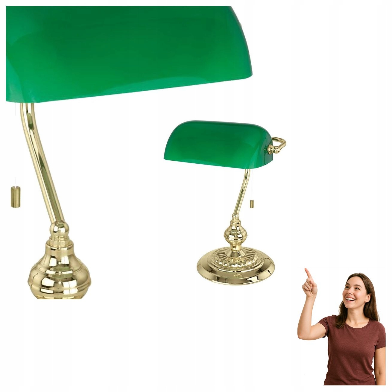 Stolová lampa Banker 90967 Eglo