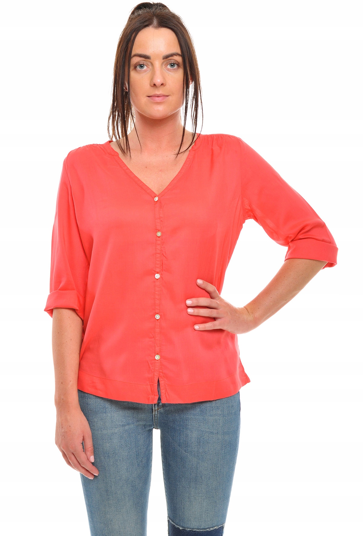 

Lee koszula loose coral Blouse _ L