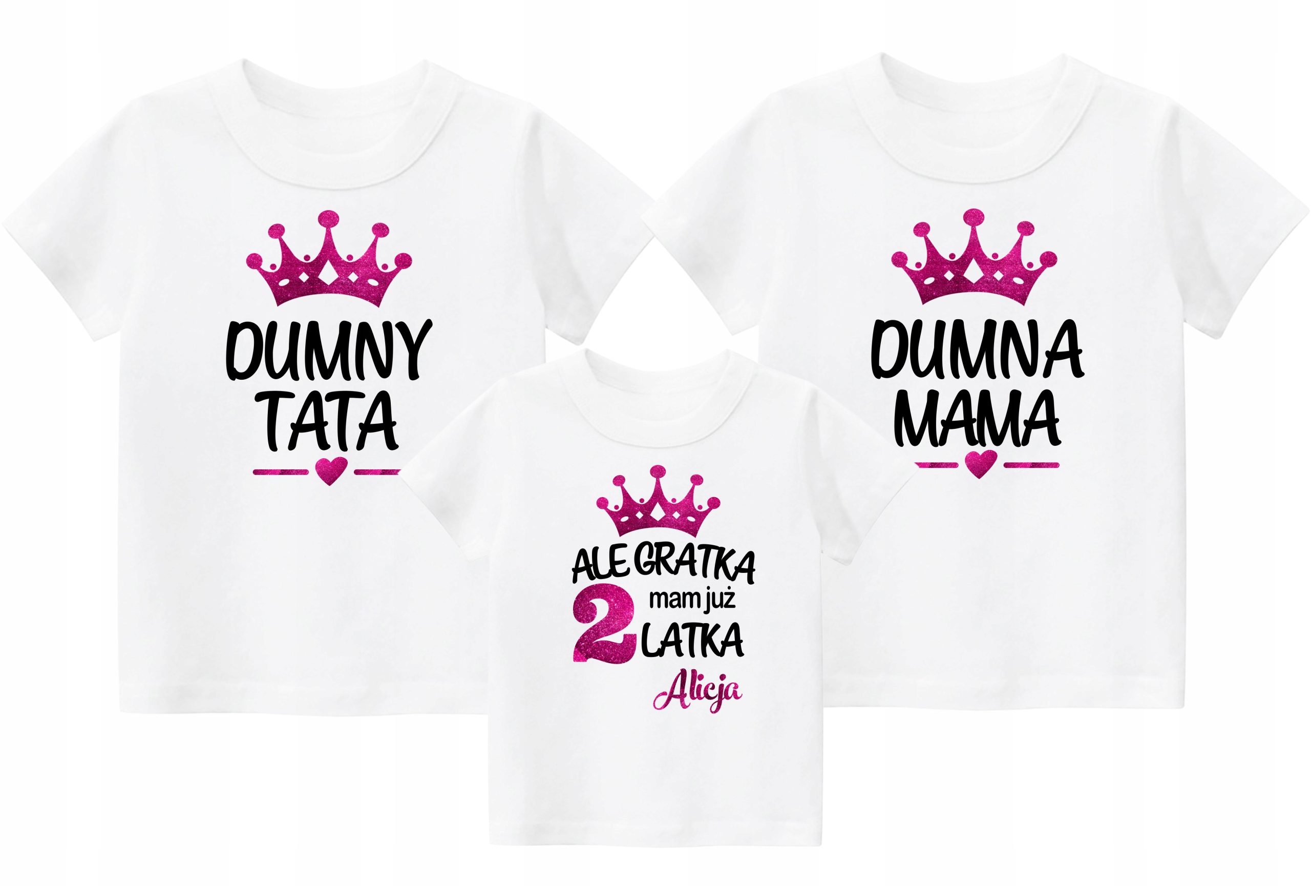 

Zestaw na urodziny Mama Tata Dziecko 2 lata r. 104