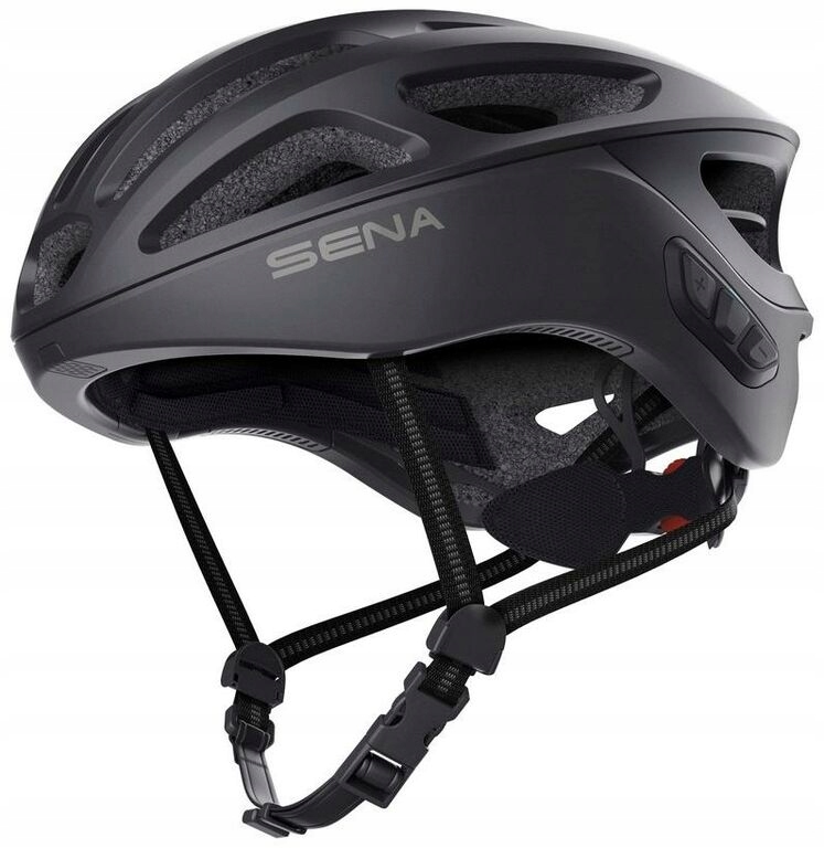 Kask Rowerowy Z Interkomem Bluetooth Sena R1 Onyx Black L 58-62 CM Czarny