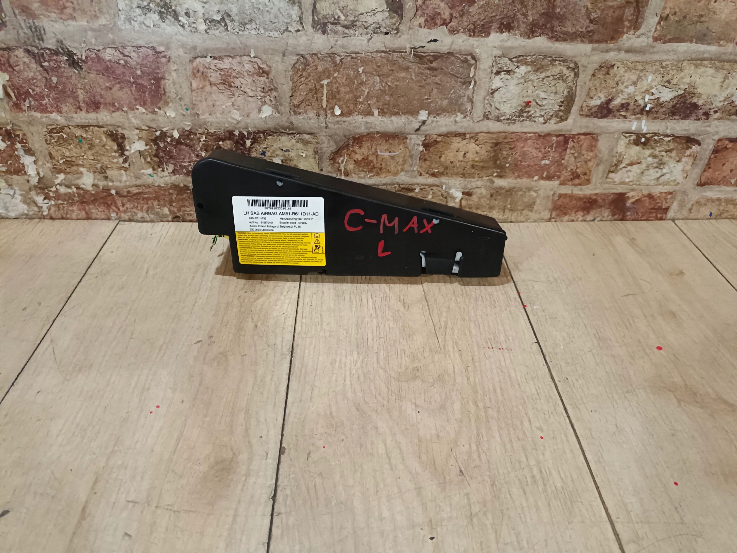 PODUSZKA AIRBAG FOTELA LEWA AM51-R611D11-AD FORD C-MAX MK2 2011 ROK