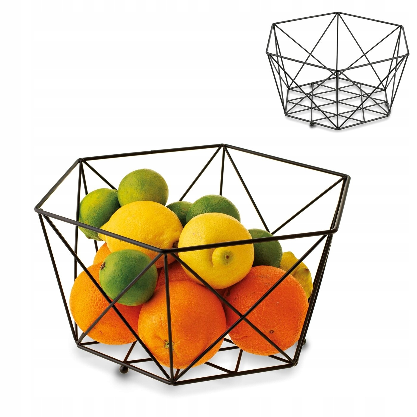 Ozdobna MISA NA OWOCE KOSZ dekoracyjny patera LOFT