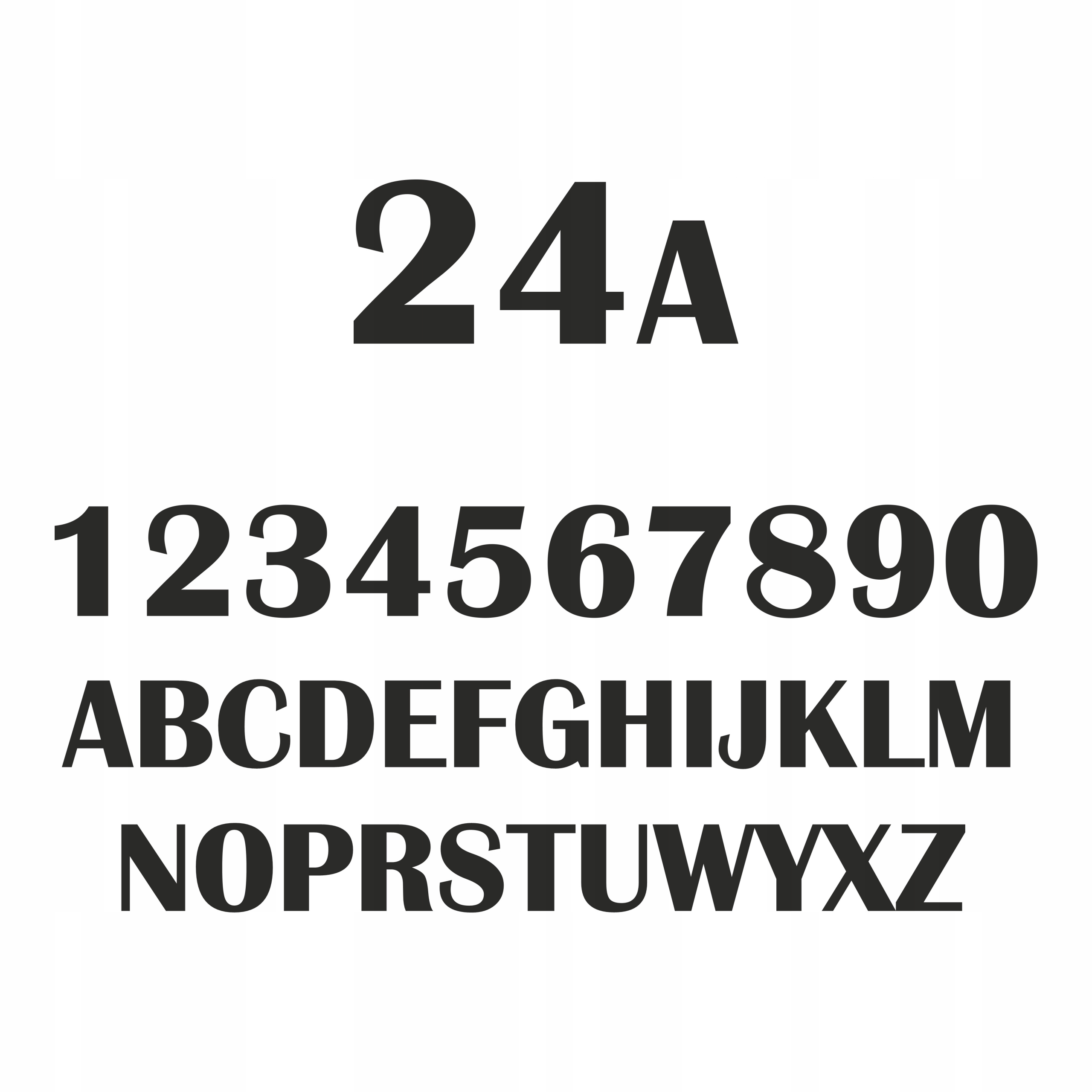 NUMER NA DOM DRZWI CYFRY LITERY NUMER DOMU BUDYNEK ADRES KOLORY - M4 30 cm Kod producenta M4-30