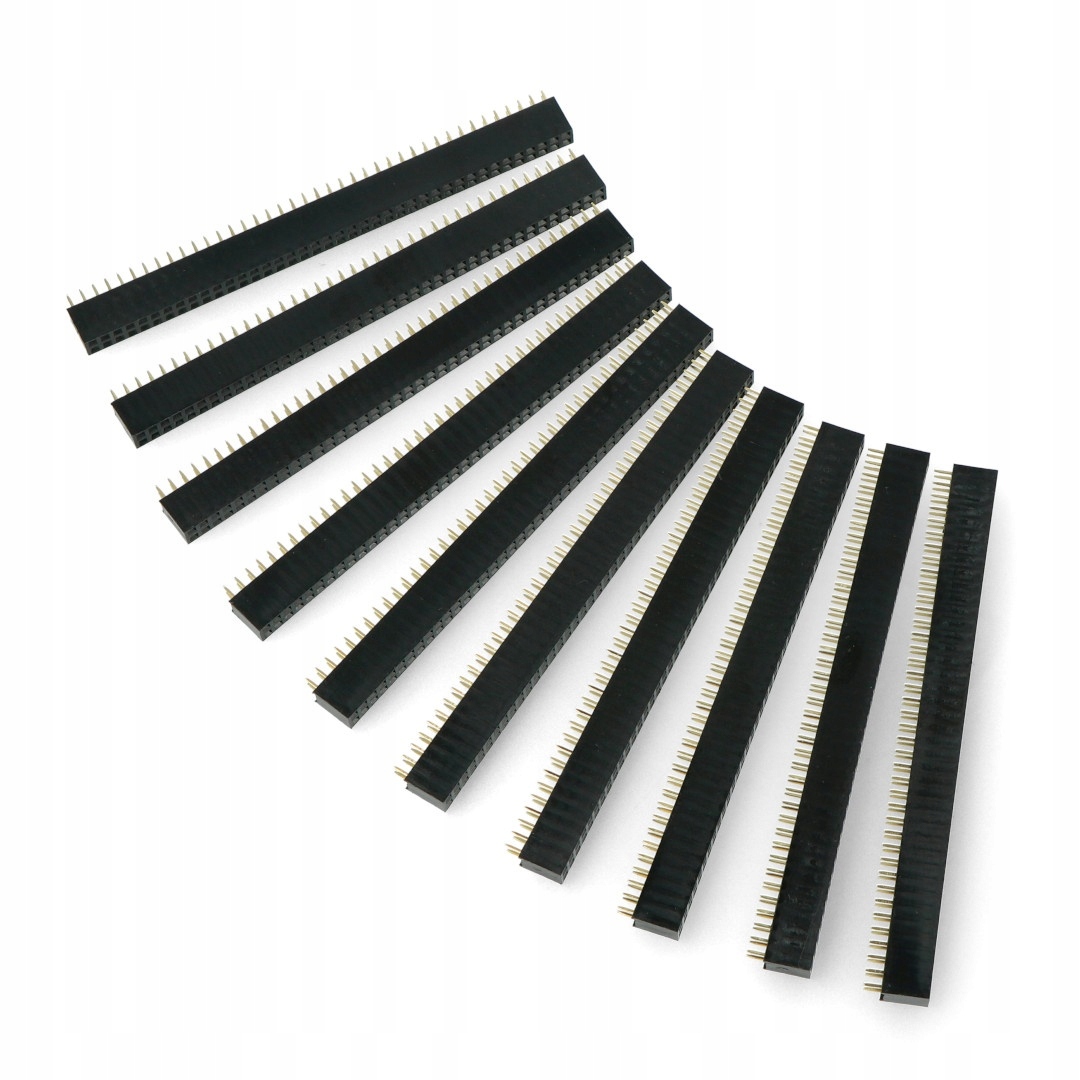 

Listwa goldpin 2x40 żeńska raster 2,54mm 10szt.