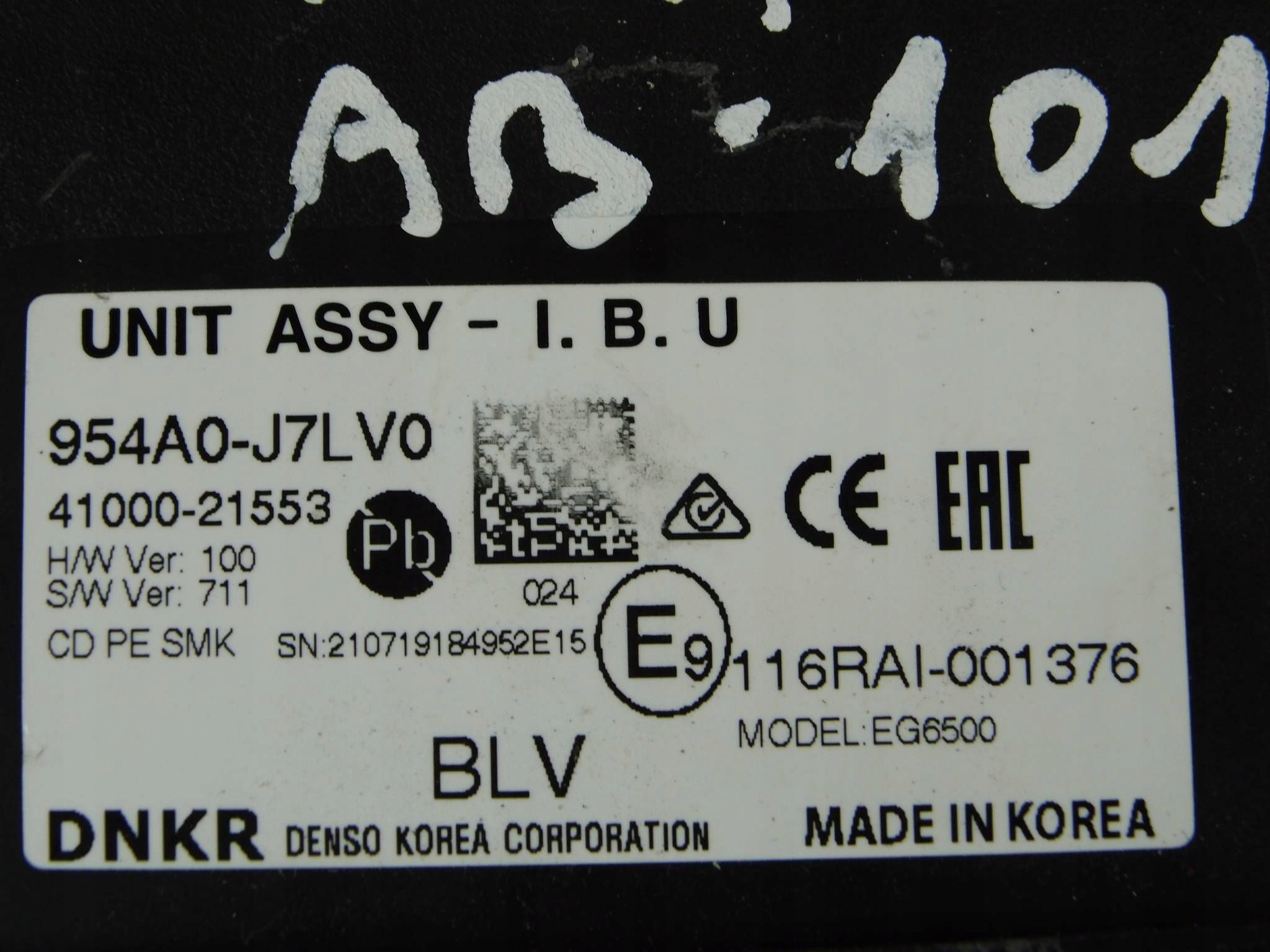 KIA Ceed III PROCEED modulo computer Centralina 954A0-J7LV0