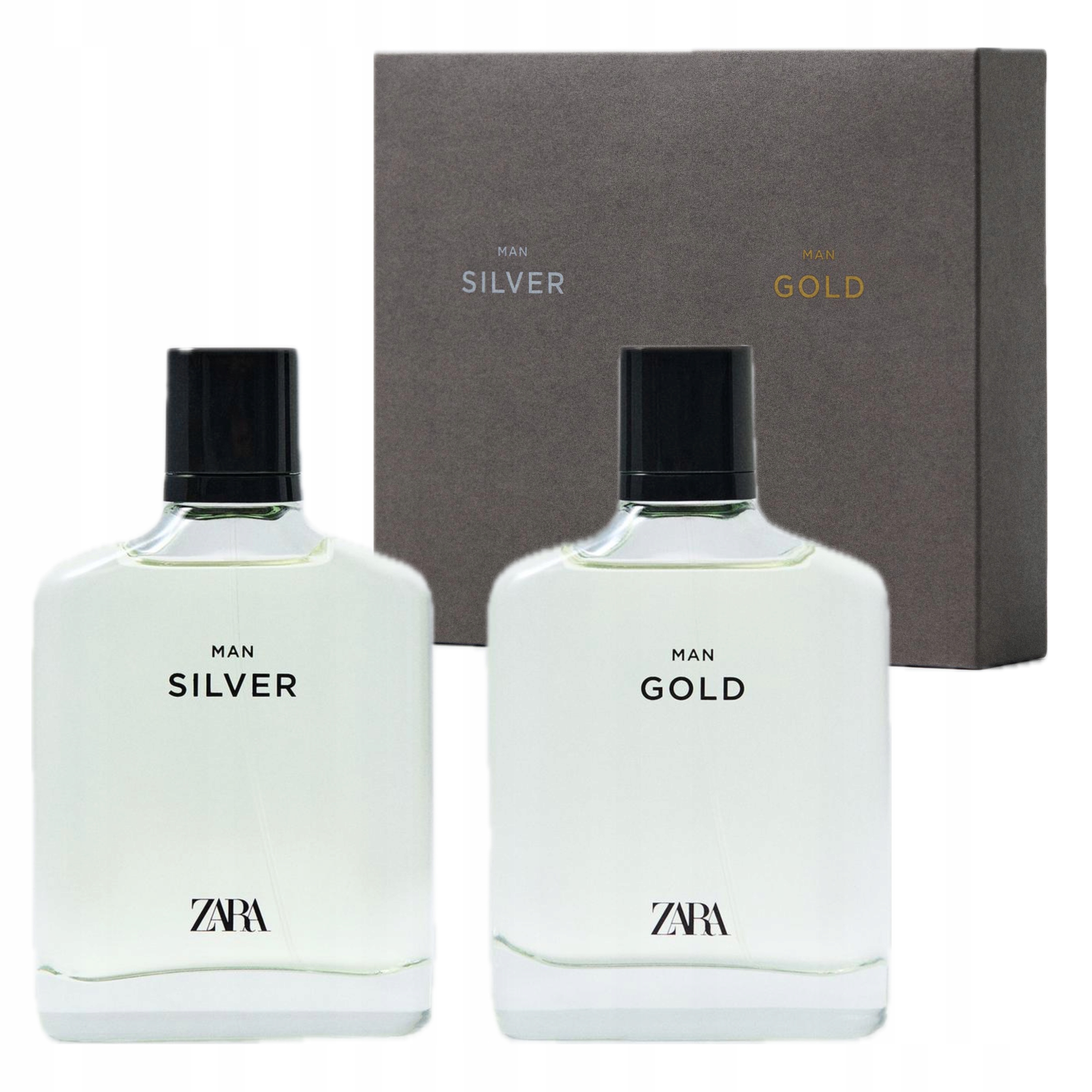 Zara Man Silver Gold Perfumy Męskie 2x 100ml
