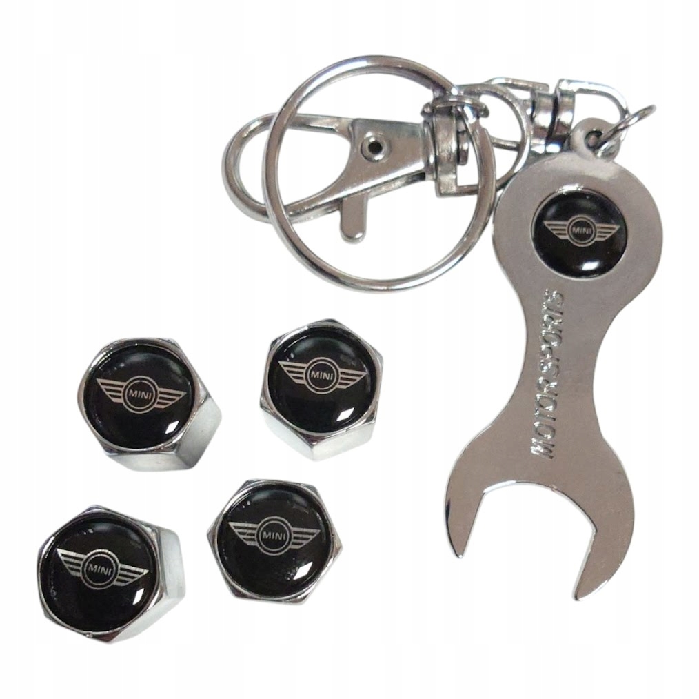 Nakrętki na wentyle wentylki zawory z logo MINI