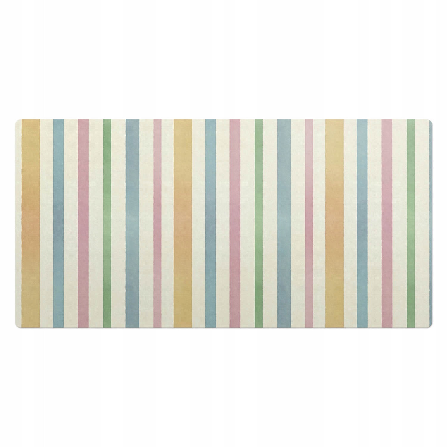 Podložka na psací stůl Jemné proužky v pastelovém odstínu 100 x 50 cm