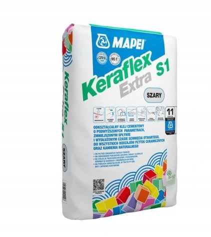 

Mapei Klej do płytek Keraflex Szary Extra S1 25kg