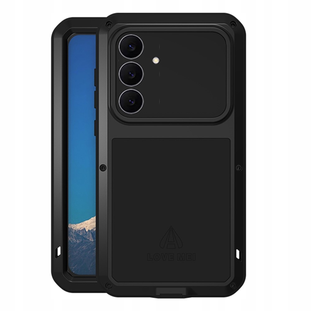 Love Mei Pancéřové Pouzdro Sklo Pro Galaxy S25 Fe Case Odolné A Pevné Kryt