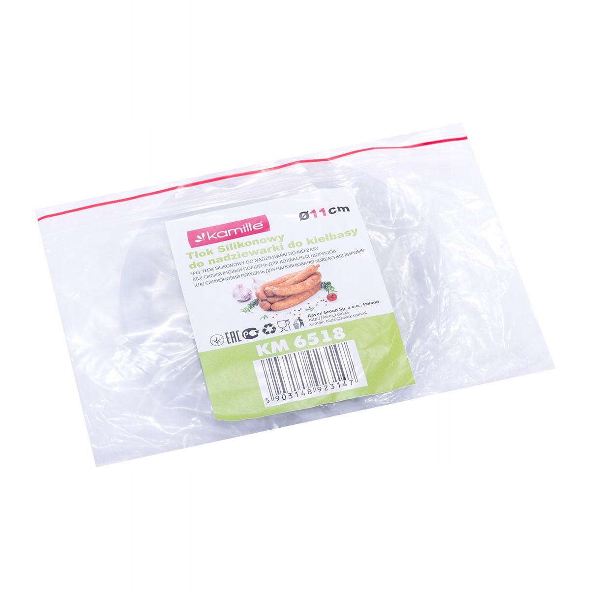 TŁOK SILIKONOWY uszczelka do Nadziewarki Nadziewarek 3 kg KAMILLE Kod producenta KM-6518