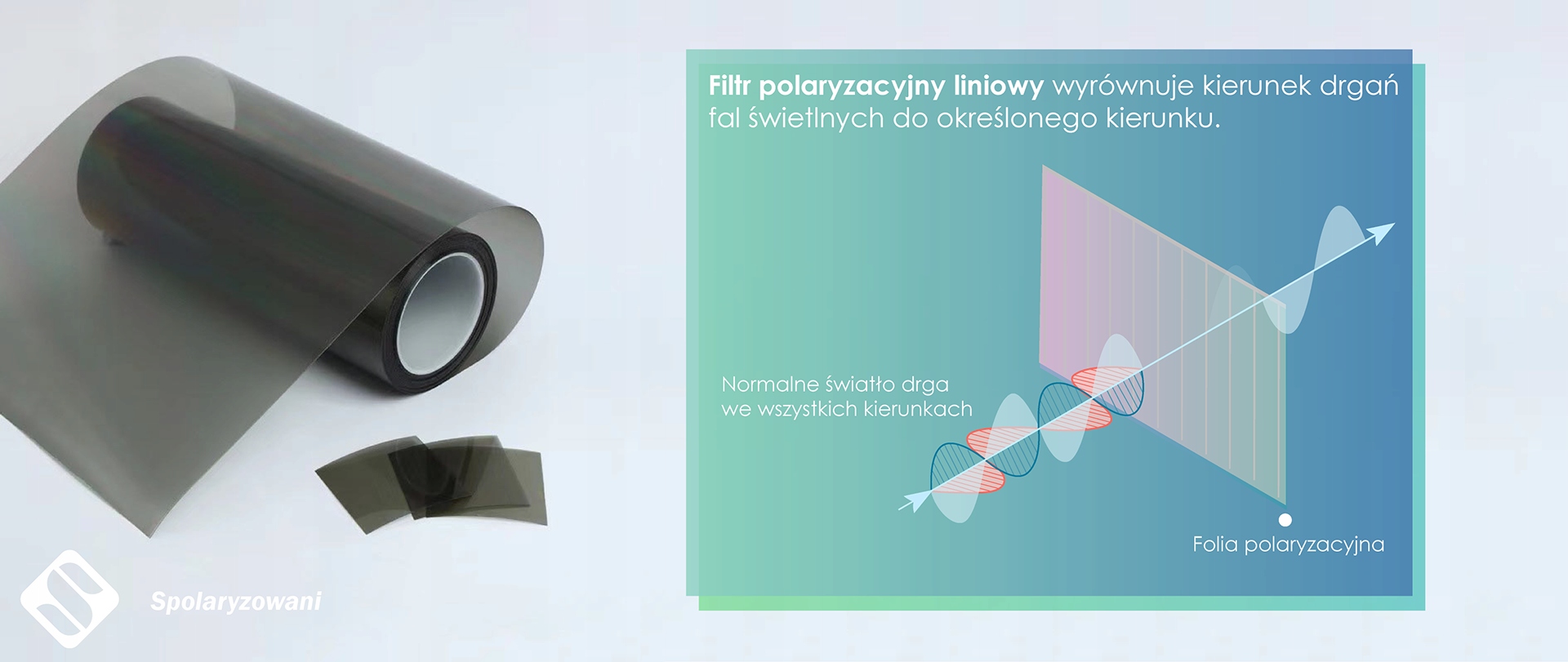 Folia polaryzacyjna liniowa 10x10cm Rodzaj inny