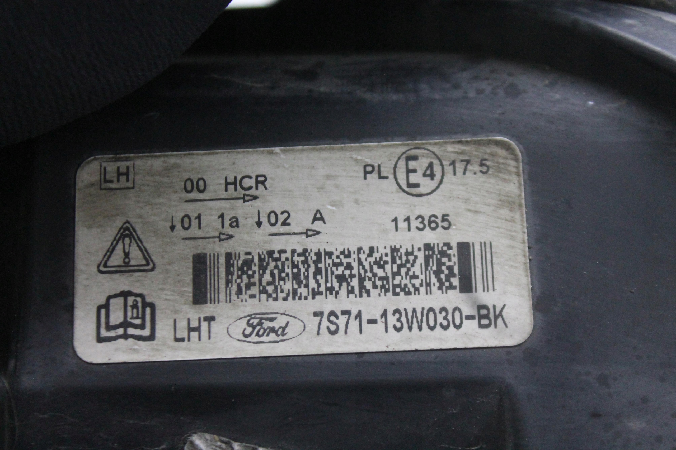 light left front left front FORD MONDEO MK4 07-10 ANGLIK