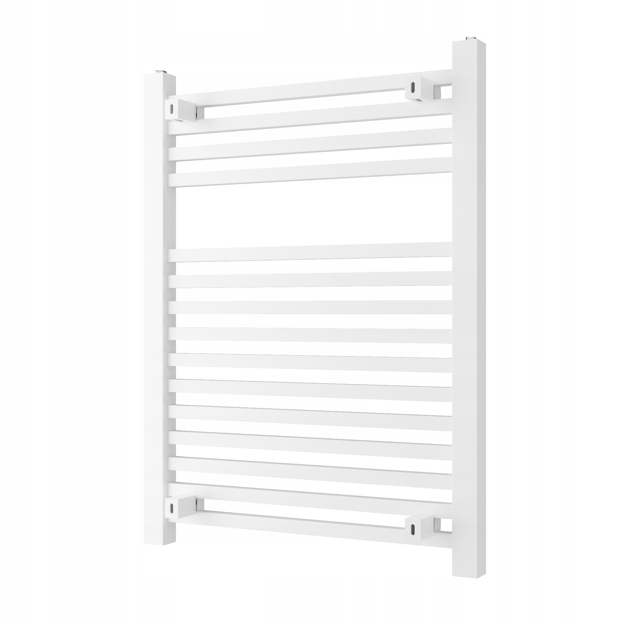 Kúpeľňový Biely Ohrievač Rebrík 80x60 cm Bergen Kaloryfer Moderný