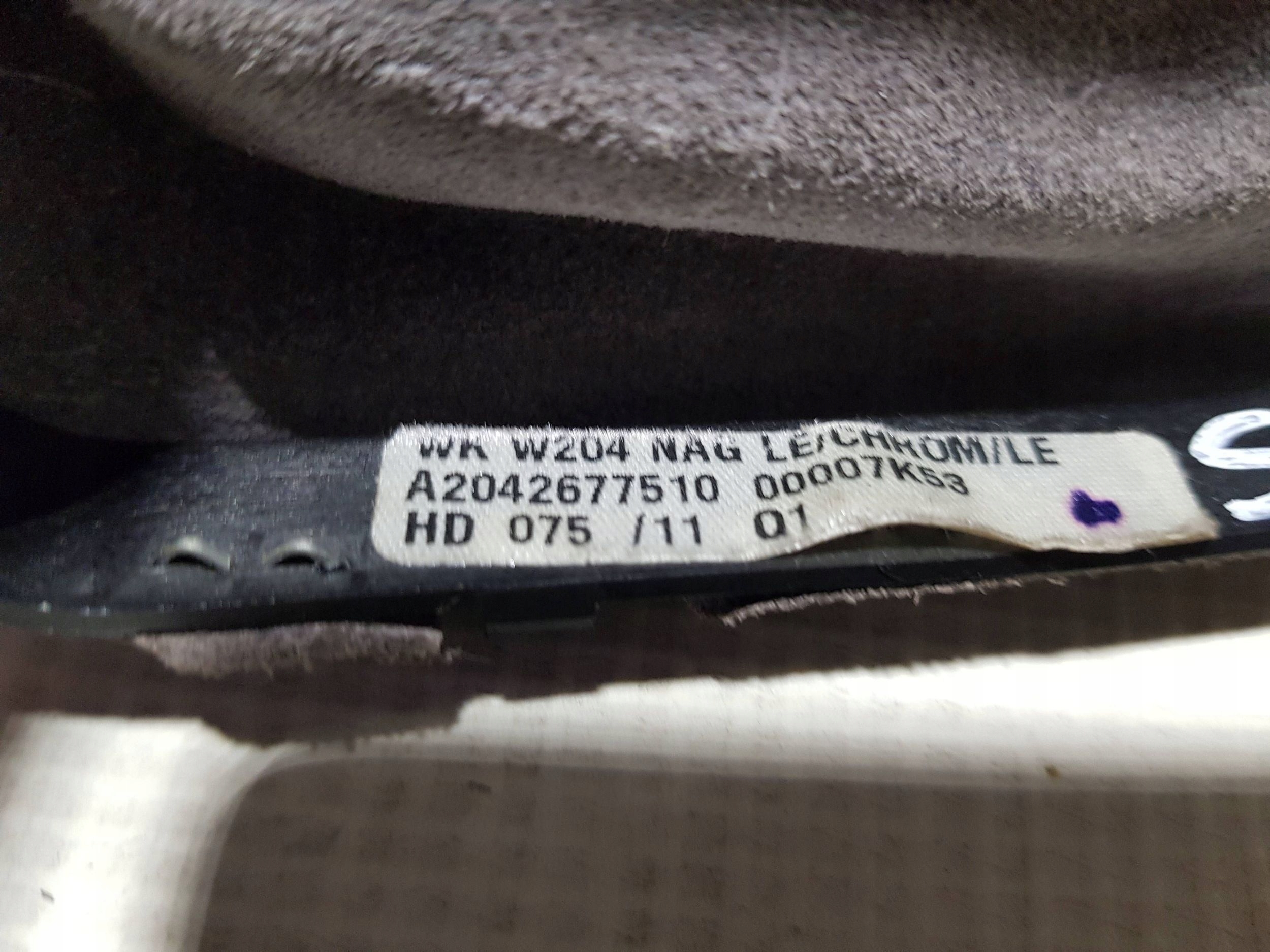 MERCEDES W204 W207 W212 LEVA CAMBIO AUTOMAT