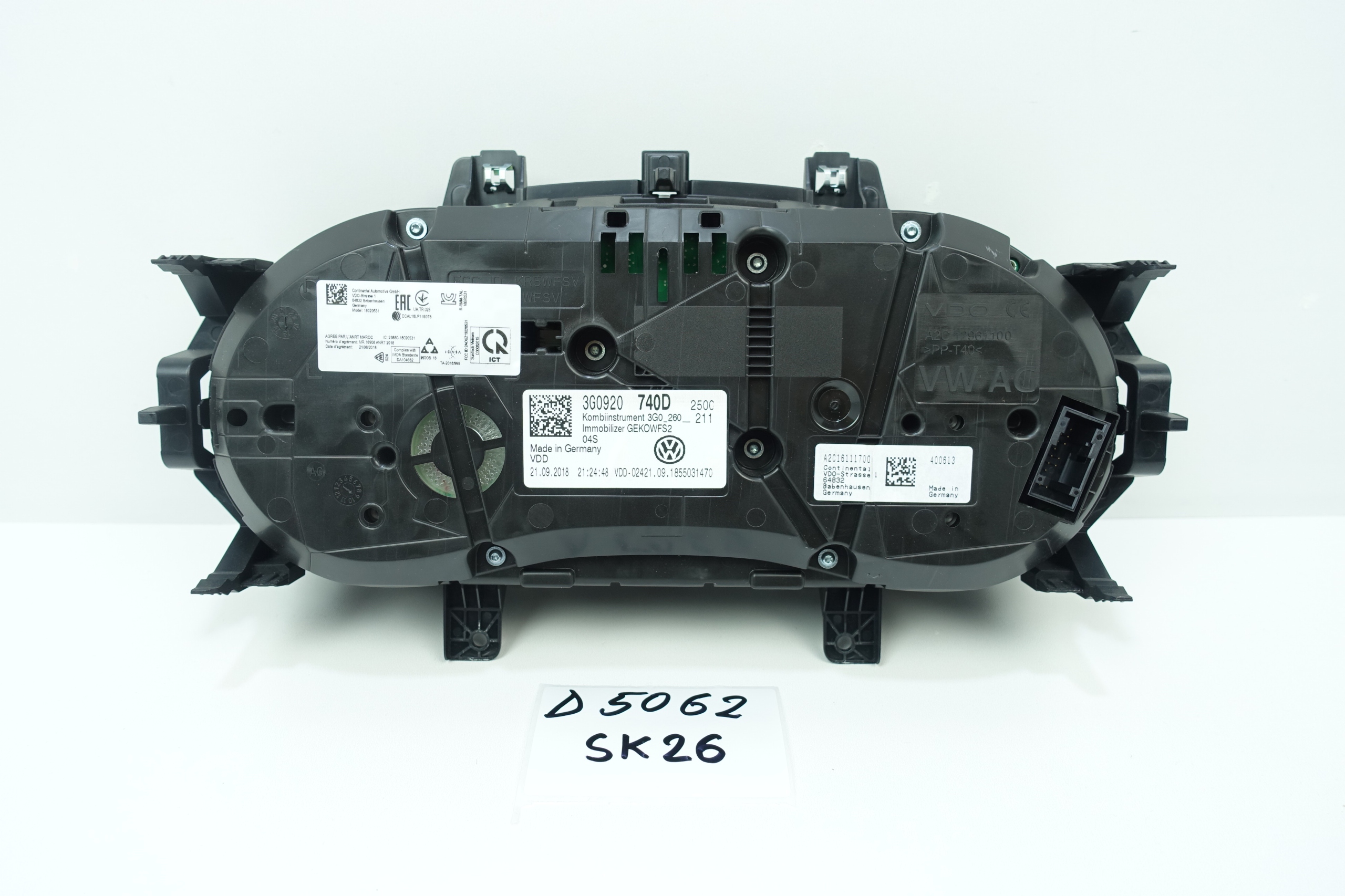 dials dials VW PASSAT B8 71968KM 3G0920740D