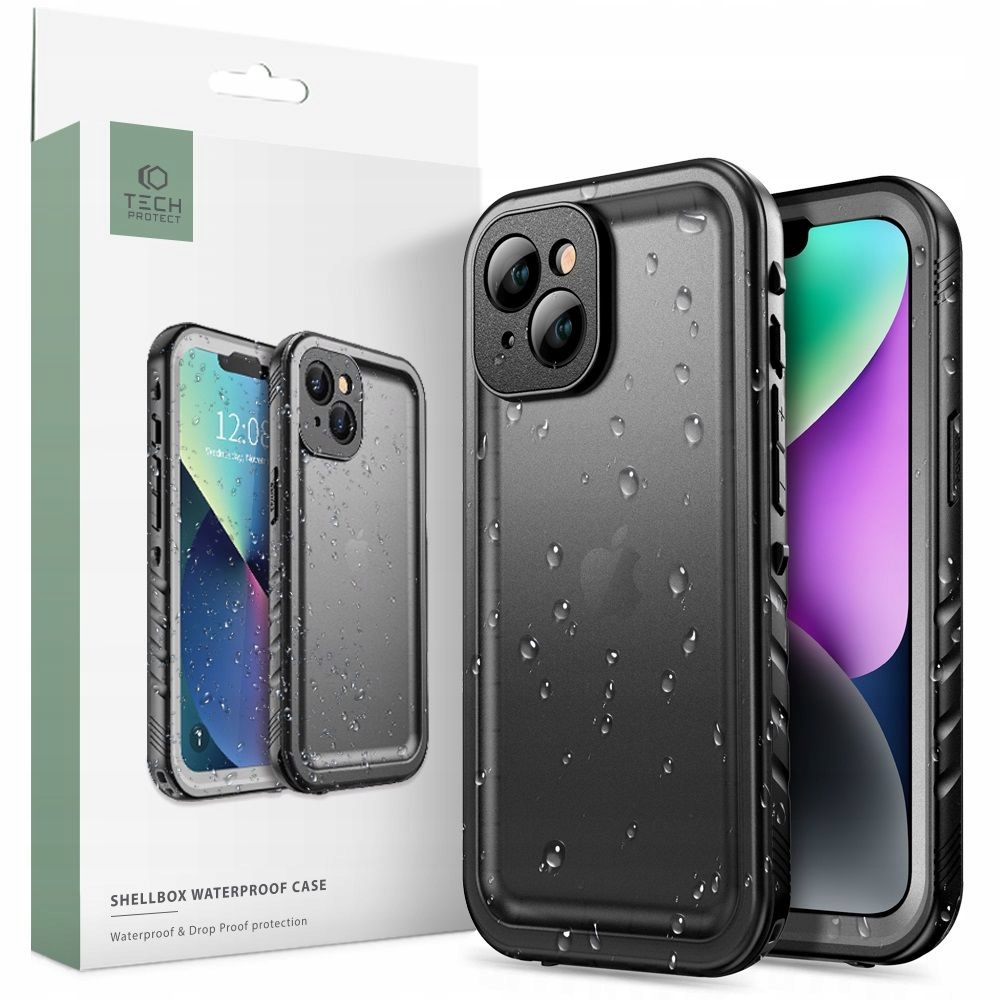 Etui do iPhone 14 Tech-Protect ShellBox IP68 czarne