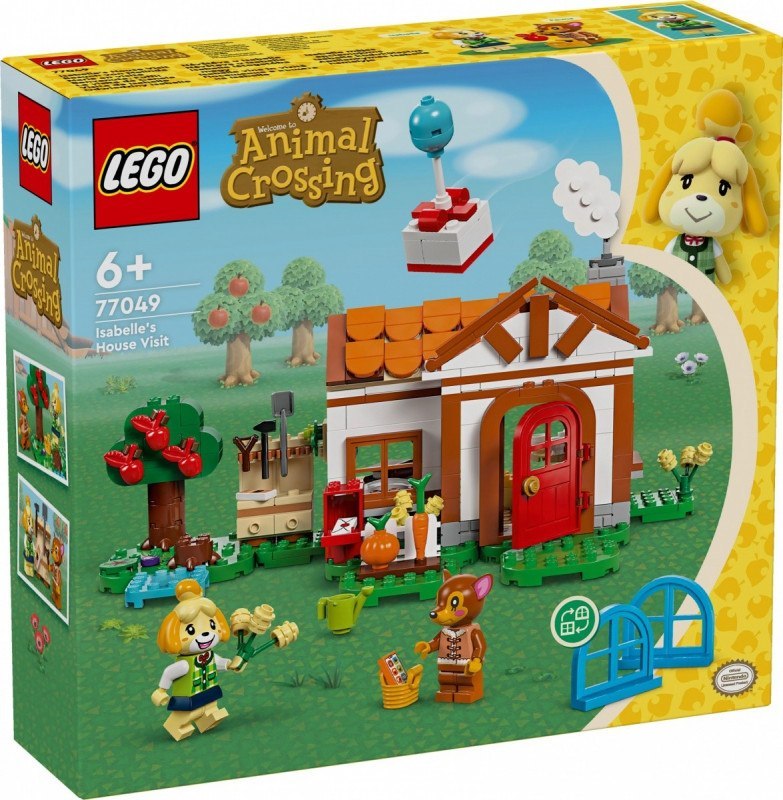 Stavebnice Animal Crossing 77049 Návštěva Isabelle Lego pro děti