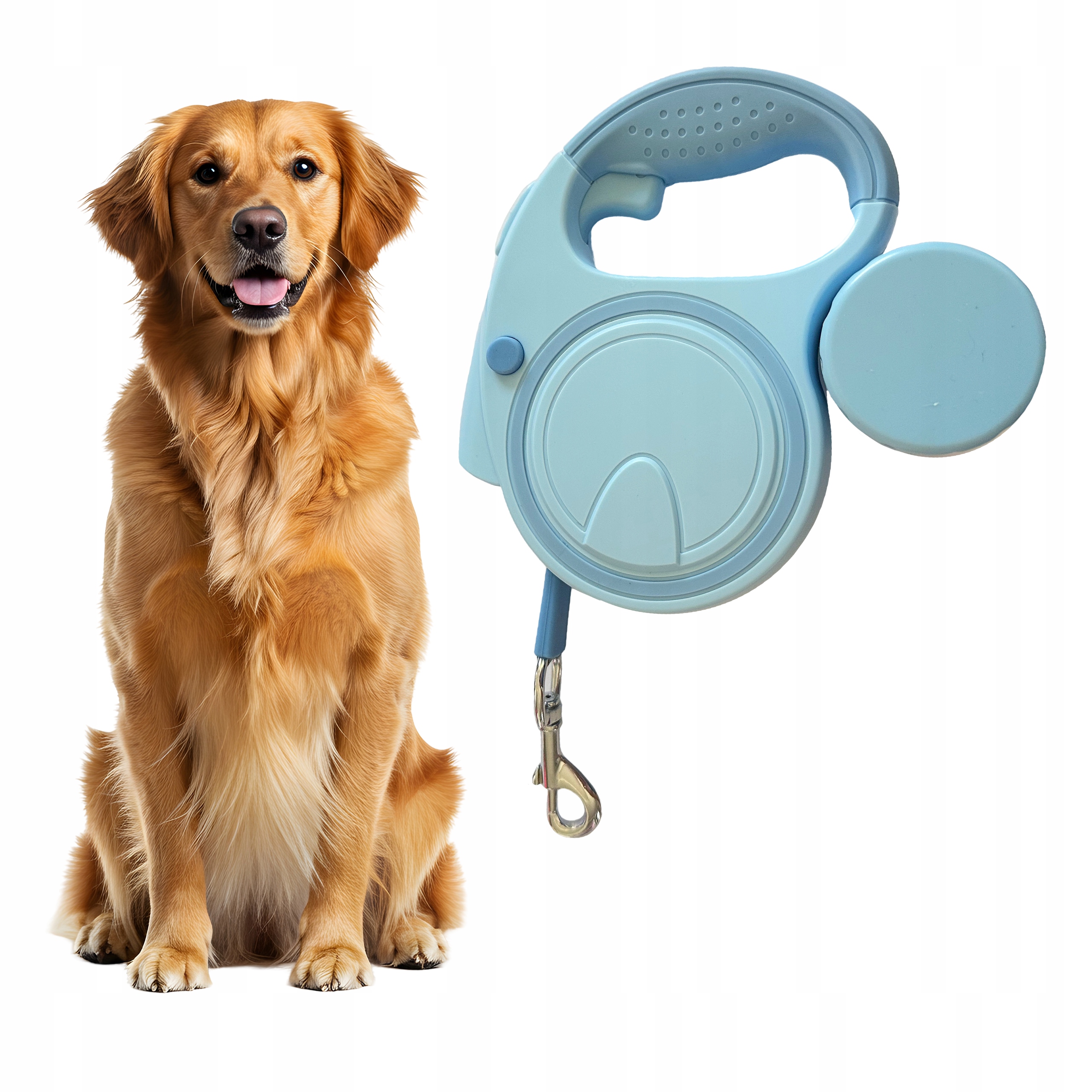 Vodítko pro psa Nádoba na vak Automatická Dlouhá svítilna Silná 5 m