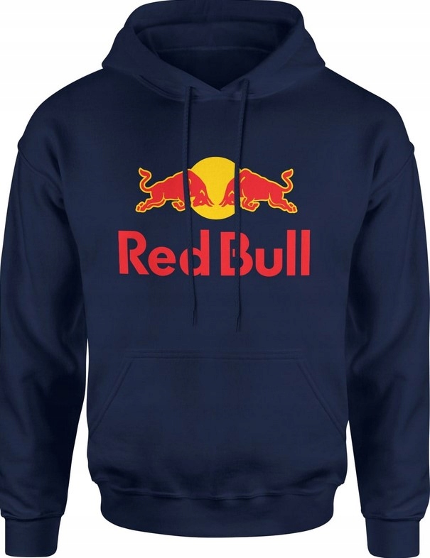 BLUZA MĘSKA Z KAPTUREM RED BULL BYKI ENERGY SPORT - L