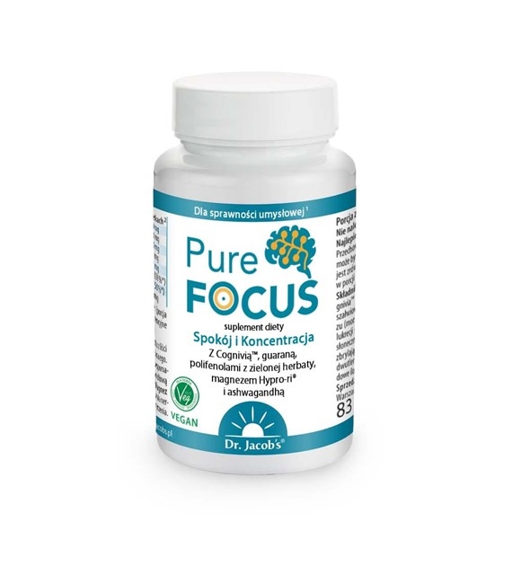 Pure Focus 100 tabliet Dr. Jacob's