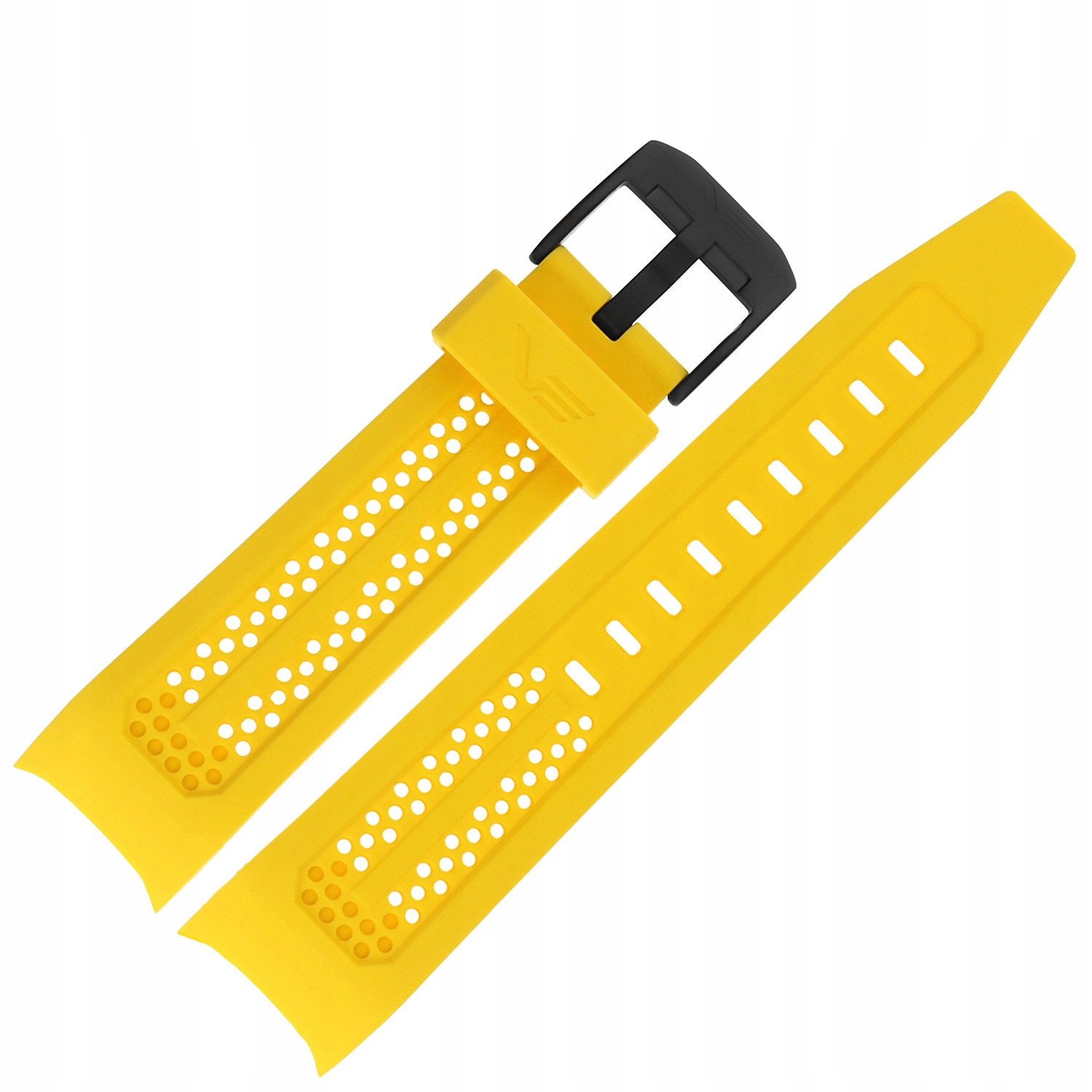 Pásek Atomic Age Silikon (C703) žlutý, černý