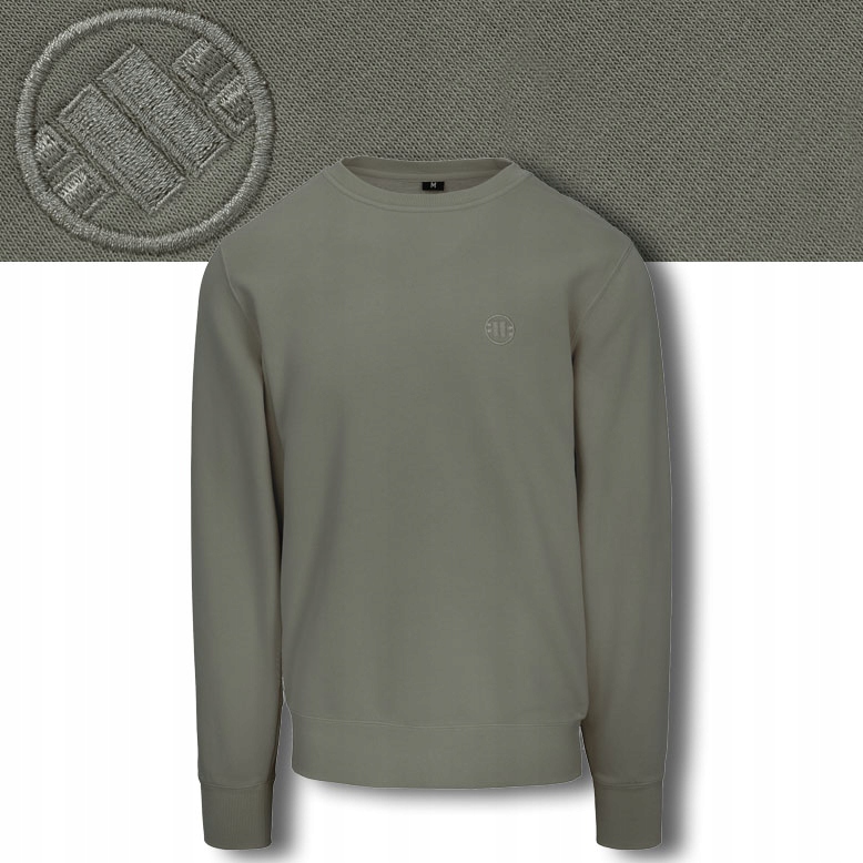 Męska Bluza Pitbull Sportowa bez kaptura Washed Lancaster II