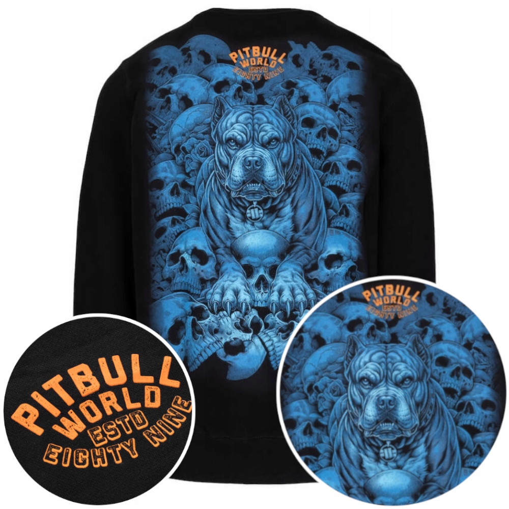 Pitbull pánská mikina Guardian Angel bez kapuce velikost XL