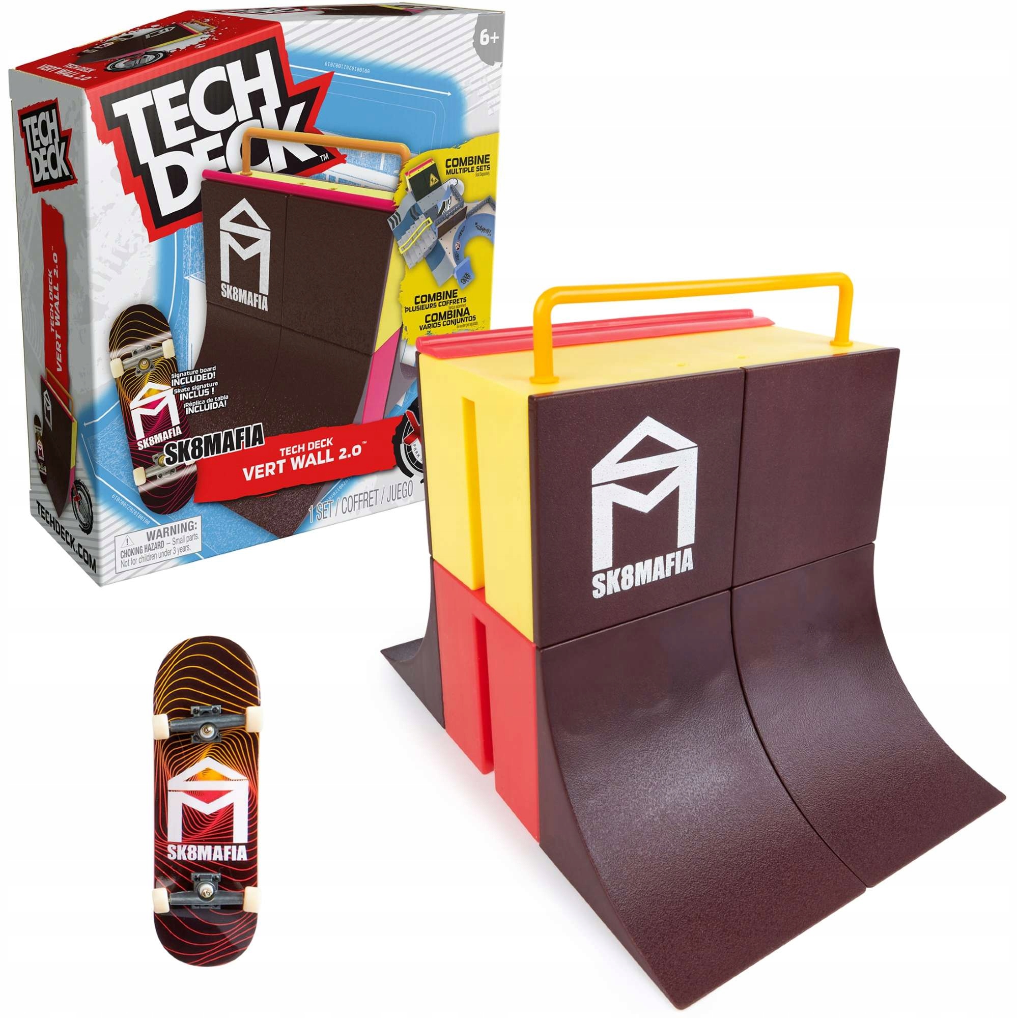 Fingerboard Rampa Vert Wall 2.0 Deskorolka SK8 Mafia Tech Deck