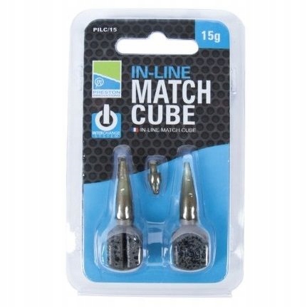 Ciężarki DO BOMBKI Preston In-Line Match Cube 20g