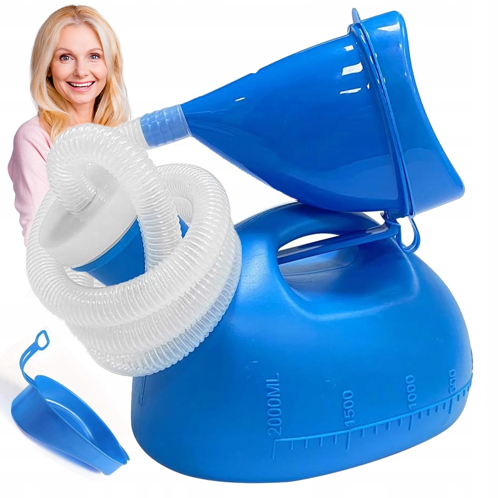 Butelka Na Mocz 2000ML Z Długą Rurką 120CM Łatwą Do Czyszczenia Unisex