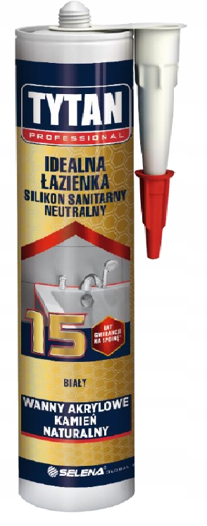 

Tytan Silikon Sanitarny Idealna Łazienka Biały 280