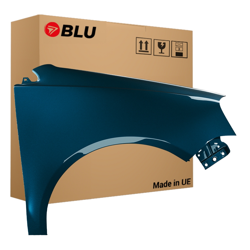 Blu Blatník Vw Polo 9N3 IV 4 LC6X pravý 05-09 přední lift pozink OceanicGrün