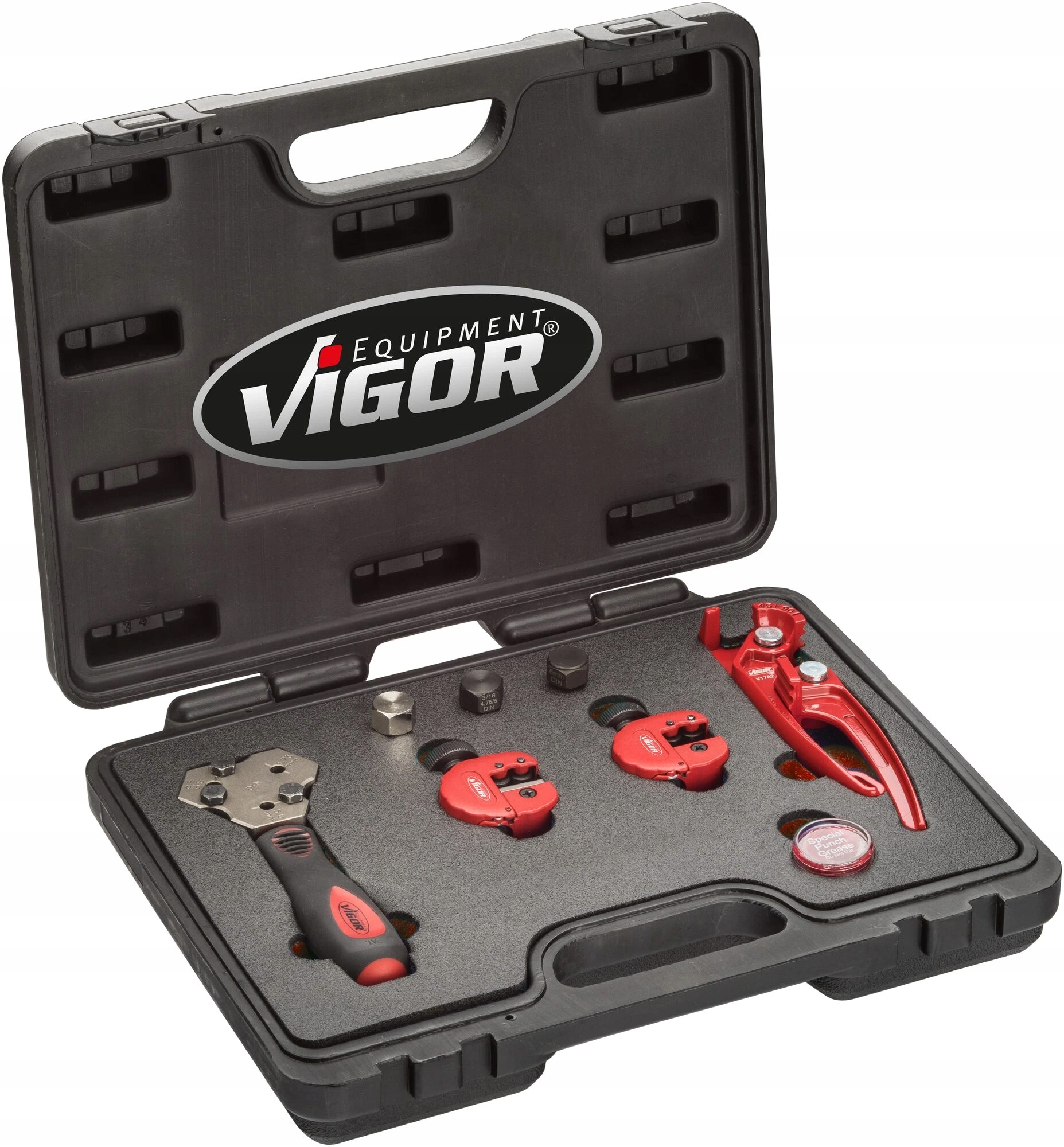 Vigor V5513, Súprava lemovačky rúrok 9dielna